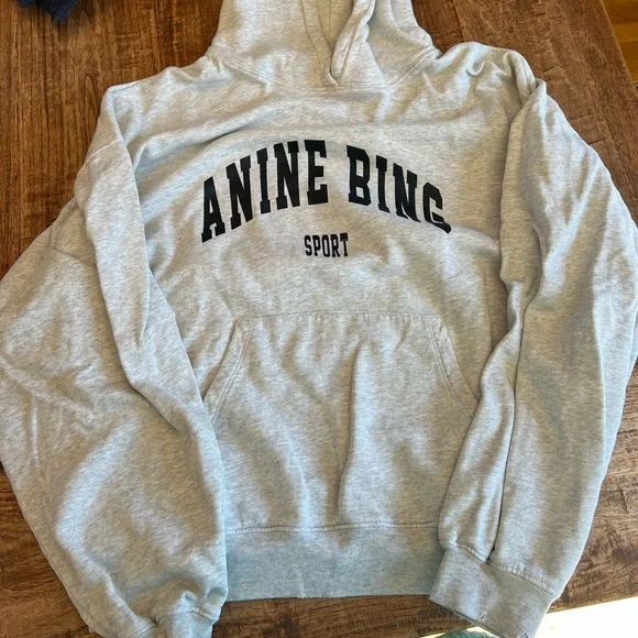 Anine Bing Sport Harvey Sweatshirt in Heather Grey